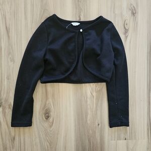 Girks Black Long Sleeve Shrug Cardigan